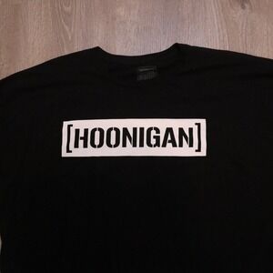 Hoonigan Black Graphic T Shirt Mens Size 3X Streetwear Automotive